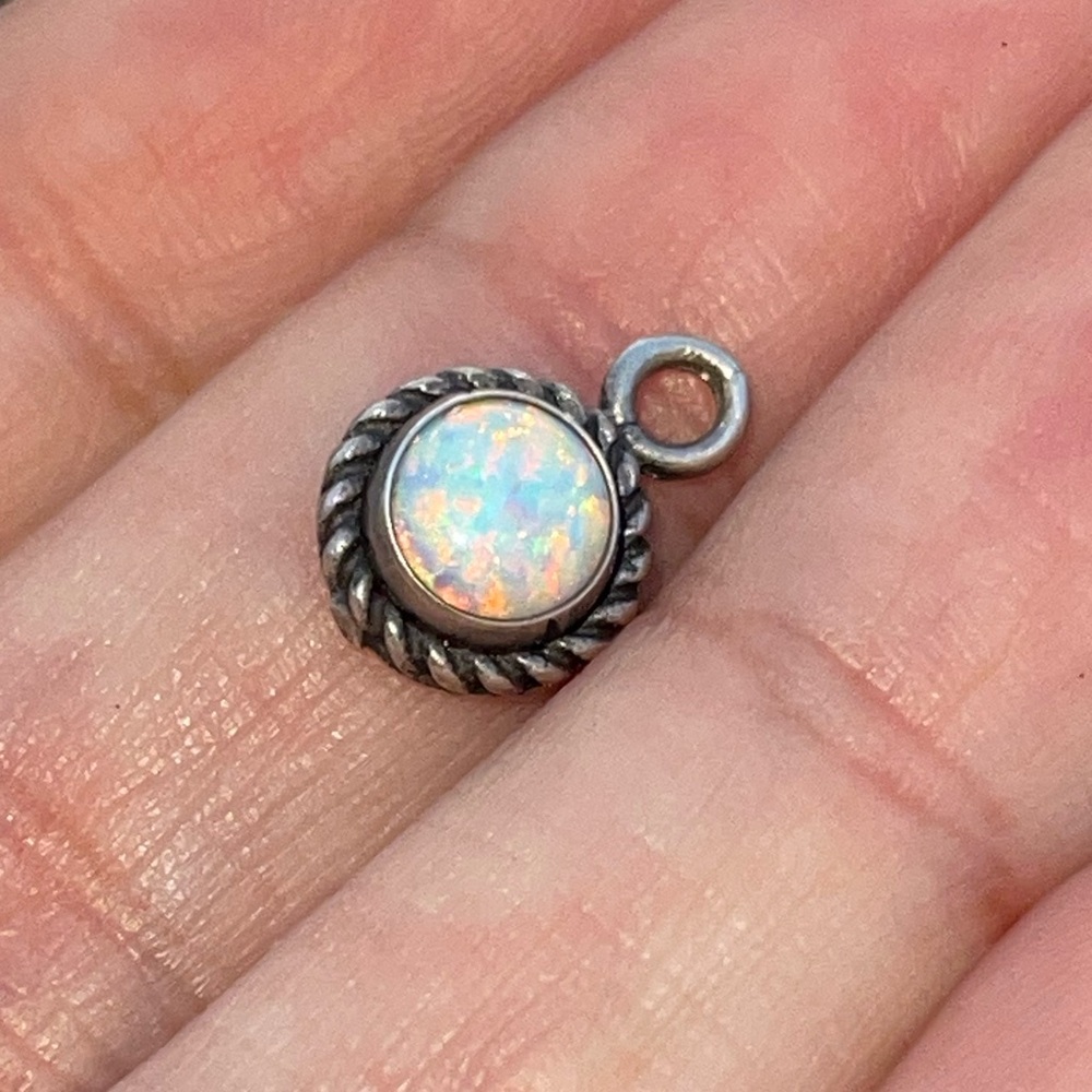 Silver Opal Pendant